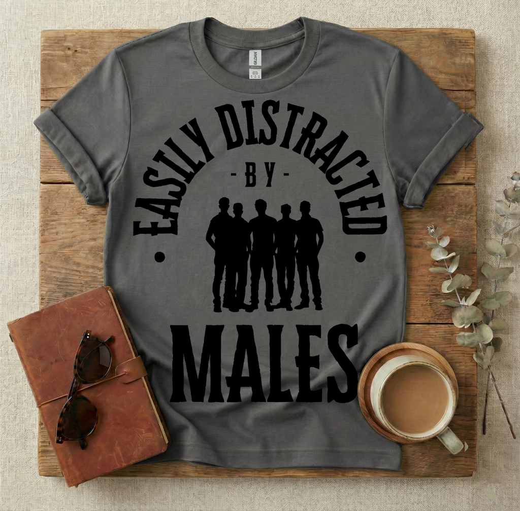 Easily Distracted By Males Tee