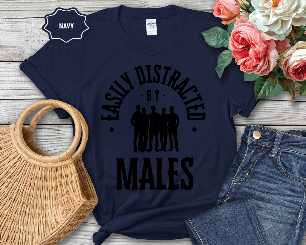 Easily Distracted By Males Tee