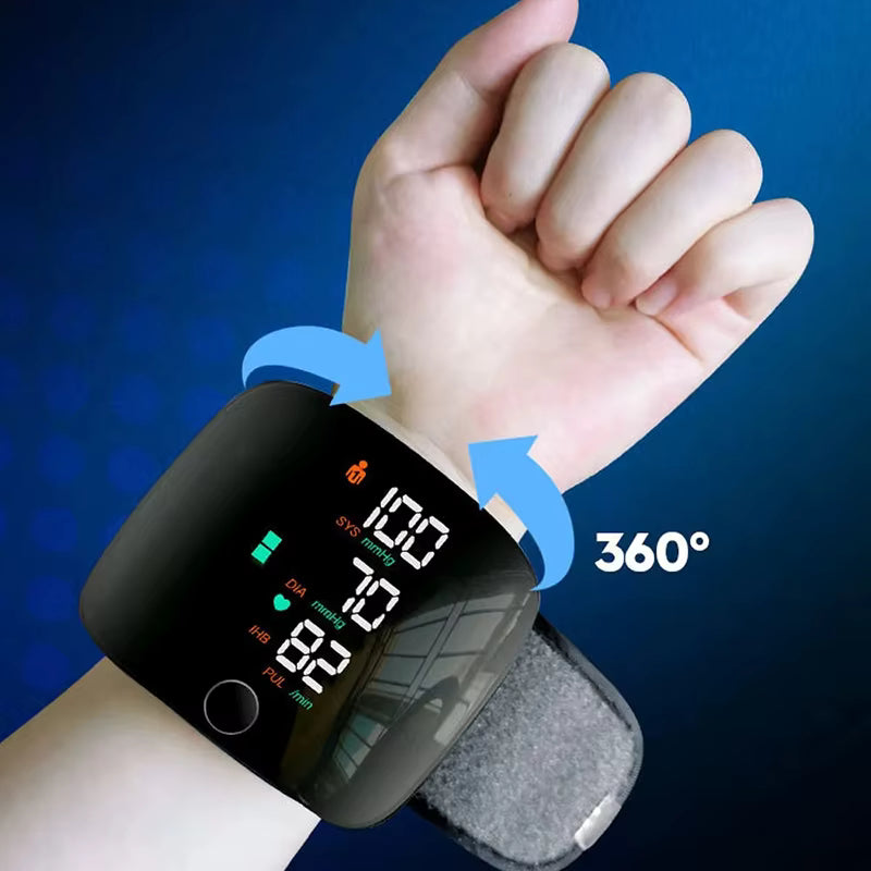Smart Wrist Blood Pressure Monitor - Hospital-Grade Accuracy at Home