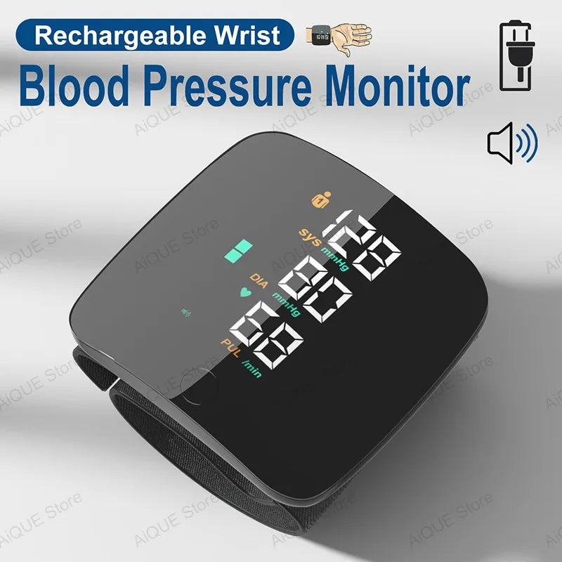 Smart Wrist Blood Pressure Monitor - Hospital-Grade Accuracy at Home
