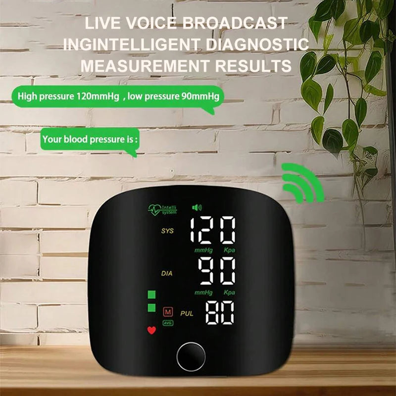 Smart Wrist Blood Pressure Monitor - Hospital-Grade Accuracy at Home