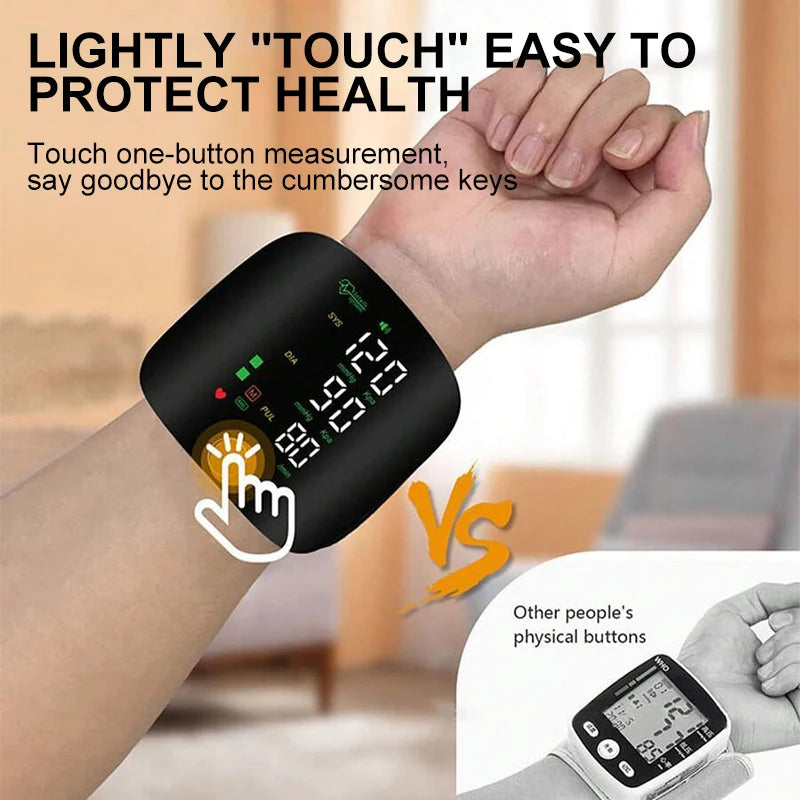 Smart Wrist Blood Pressure Monitor - Hospital-Grade Accuracy at Home